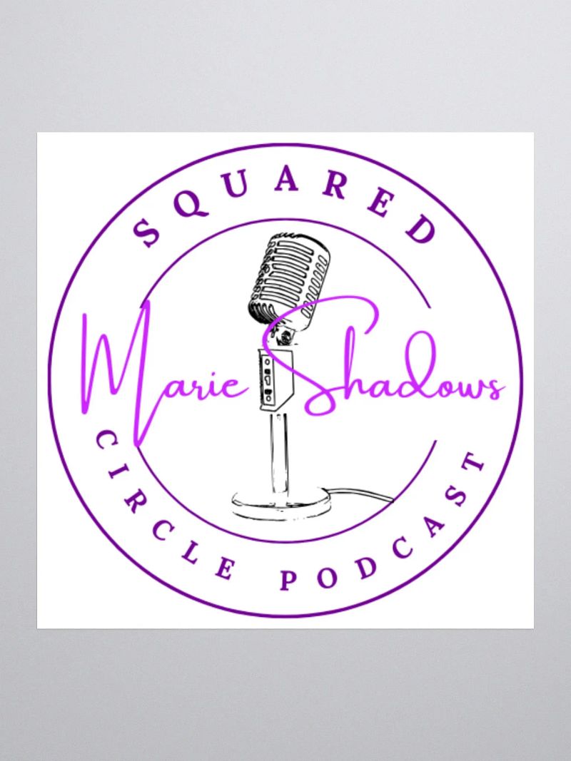 Squared Circle Podcast Stickers