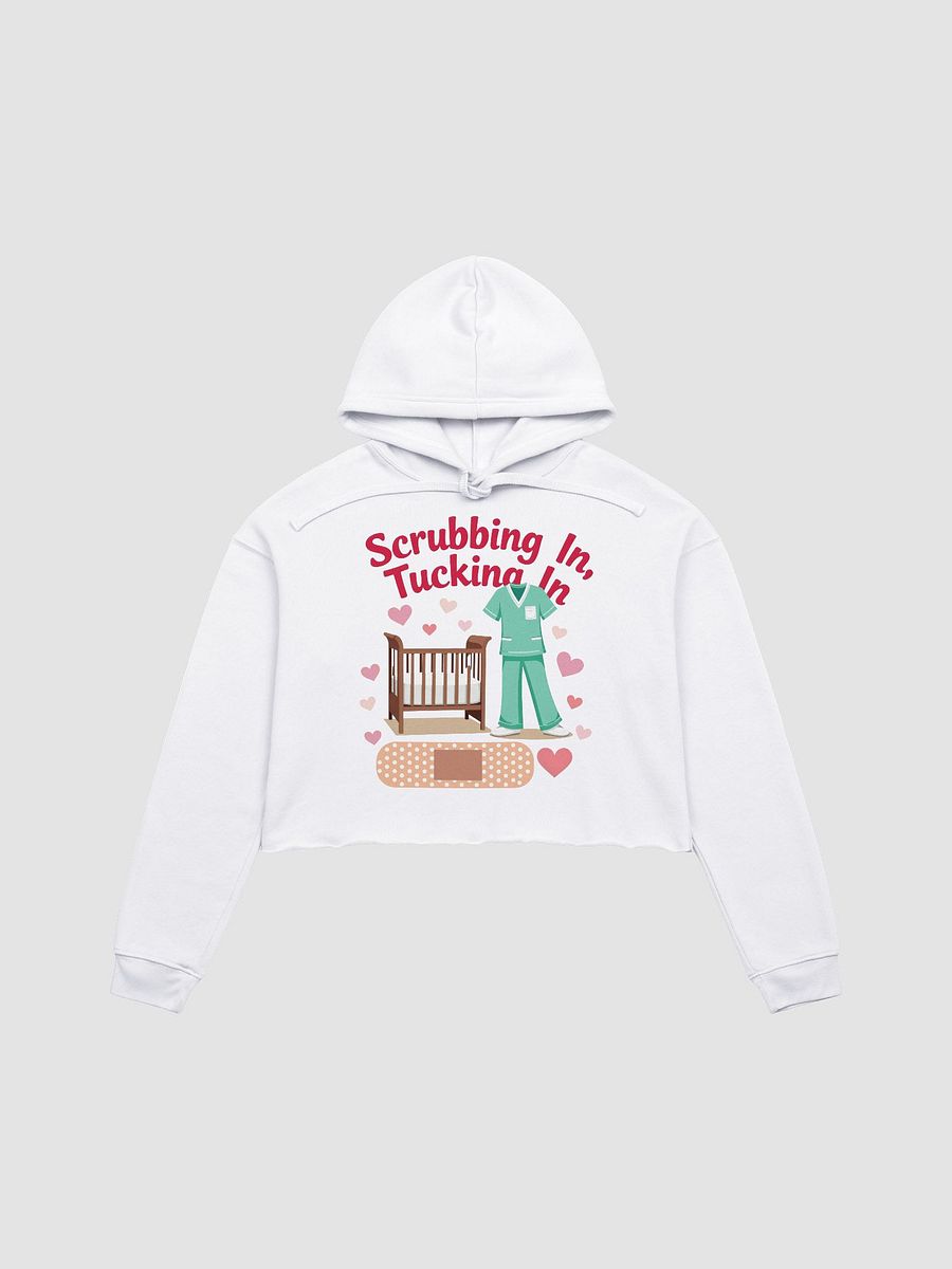 Healthcare Heroes,medical dads, medical moms Heartfelt Scrubs Crop Hoodie product image (5)