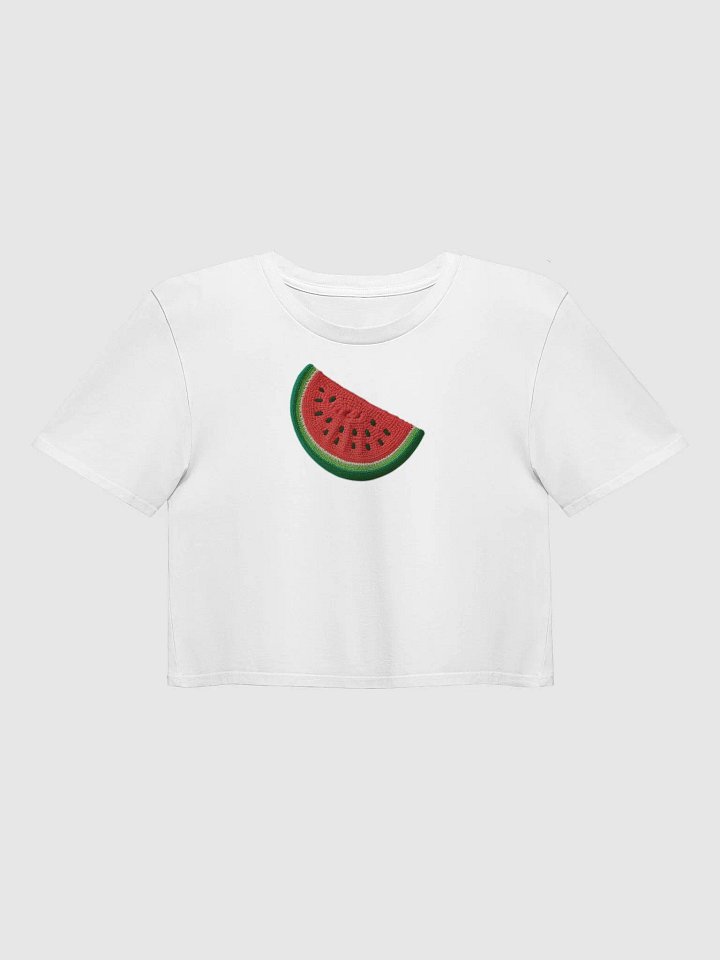 CozyAvocado Women's Premium Watermelon Crop Top #6 product image (6)
