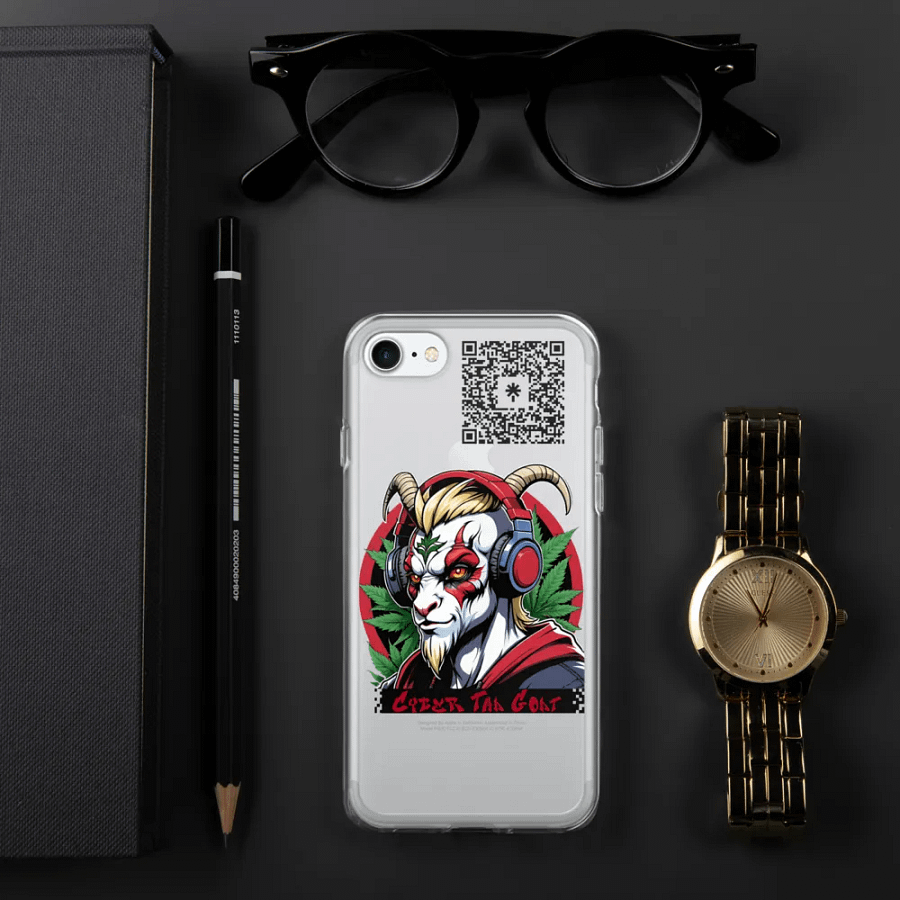 Goat iphone clear case product image (329)