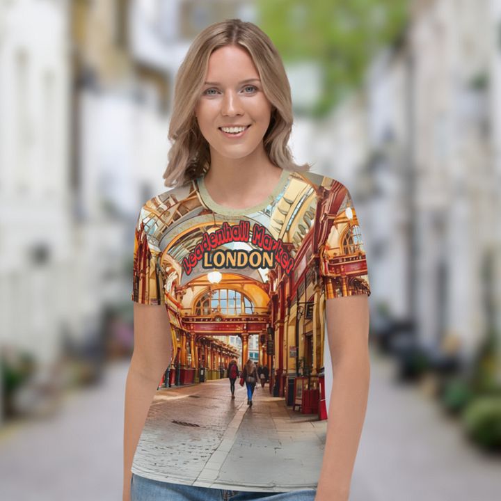 Leadenhall Market London All Over Print T-shirt product image (1)