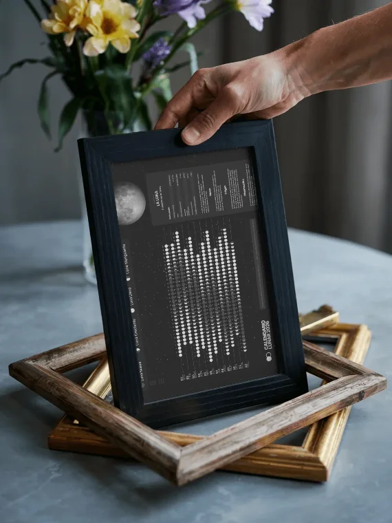 Calendario de pared de las fases lunares de 2026 product image (5)