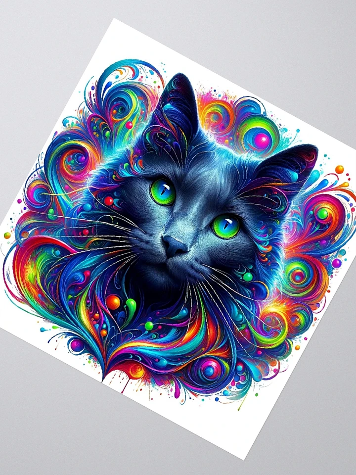 Kiss Cut Stickers: Russian Blue 2 product image (2)