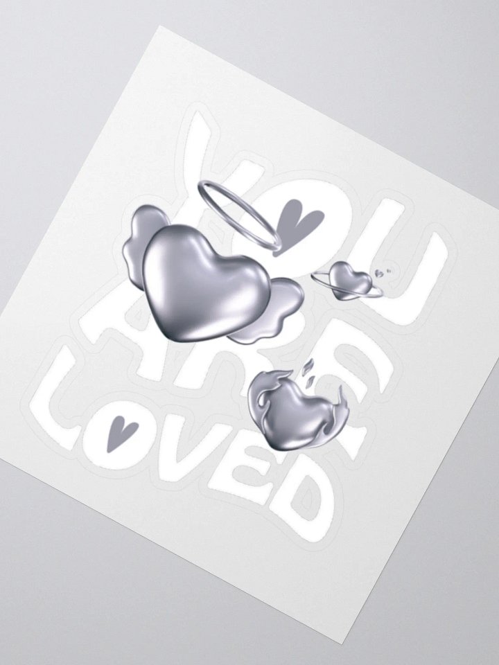 You Are Loved Y2K Stickers product image (2)