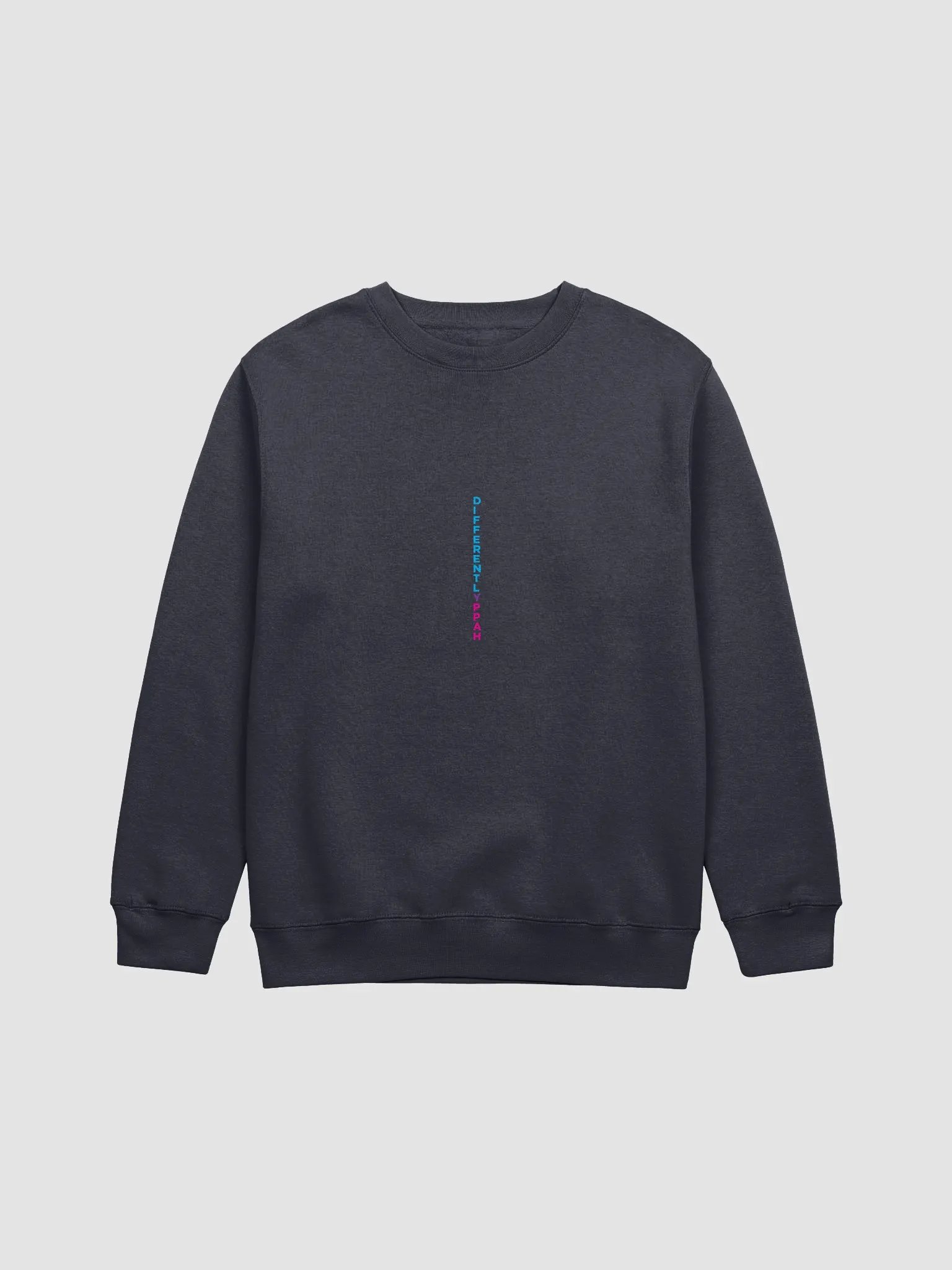 Differently Happy Sweat shirt NAVY product image (1)