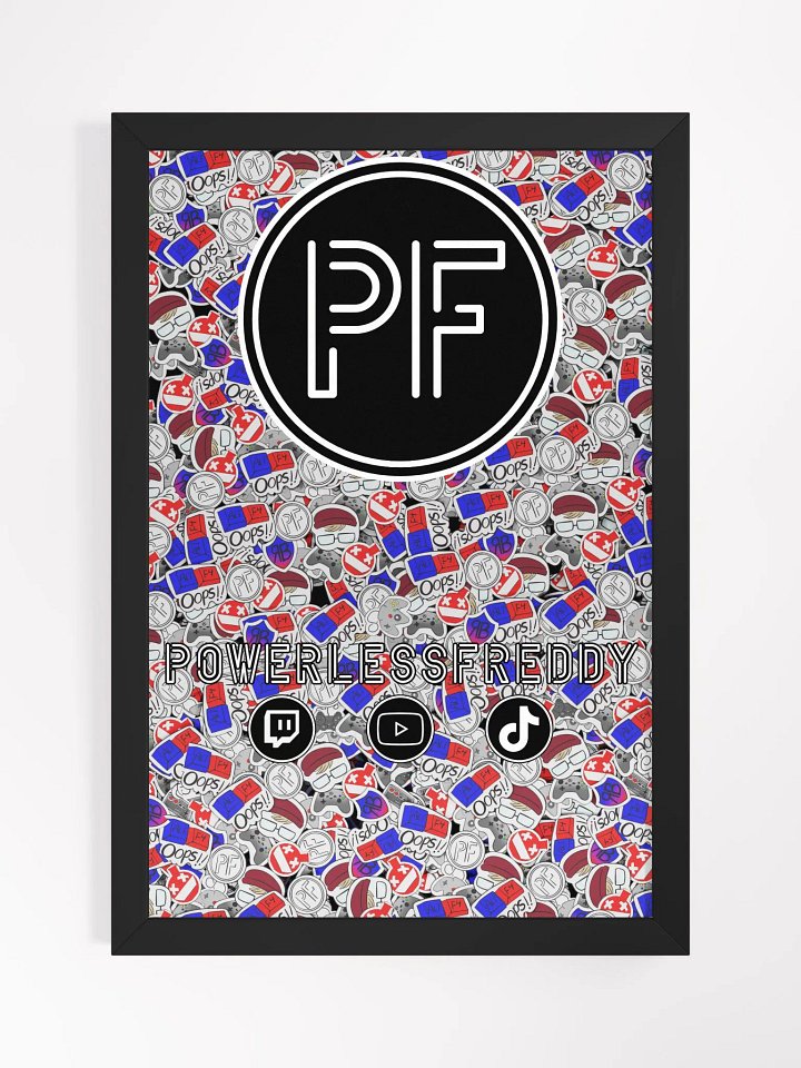 Sticker-Bomb Framed Poster product image (1)