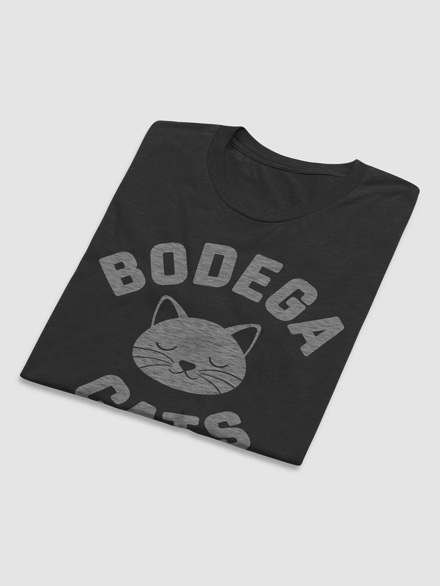 Bodega Cats // Unisex Triblend (Grey Heather Text) product image (4)