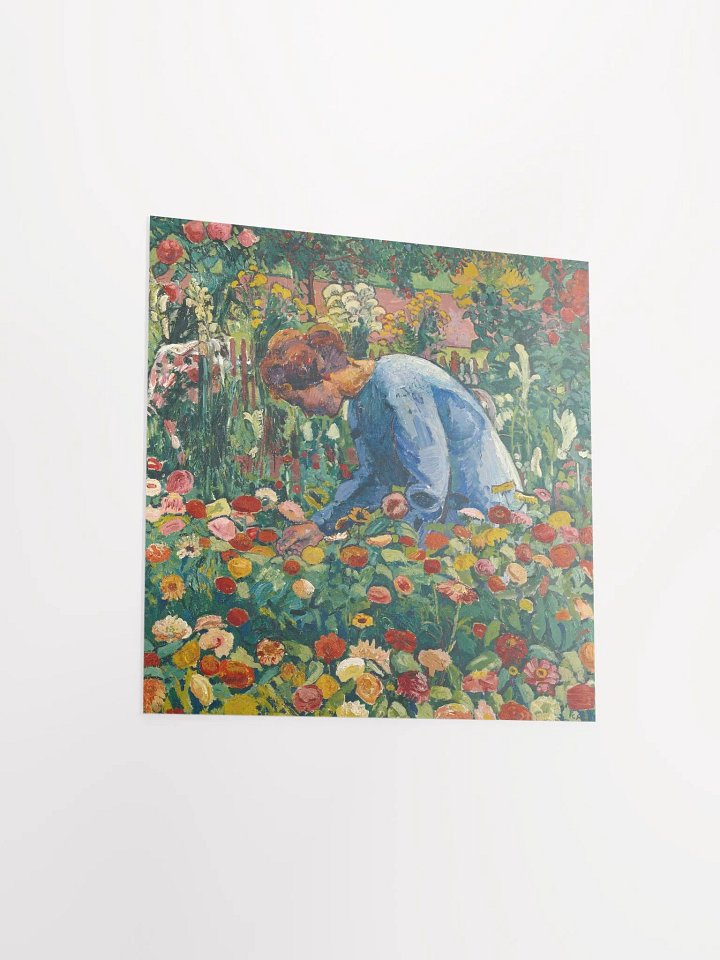 ''Anna Amiet in the Flower Garden'' by Cuno Amiet Poster product image (2)