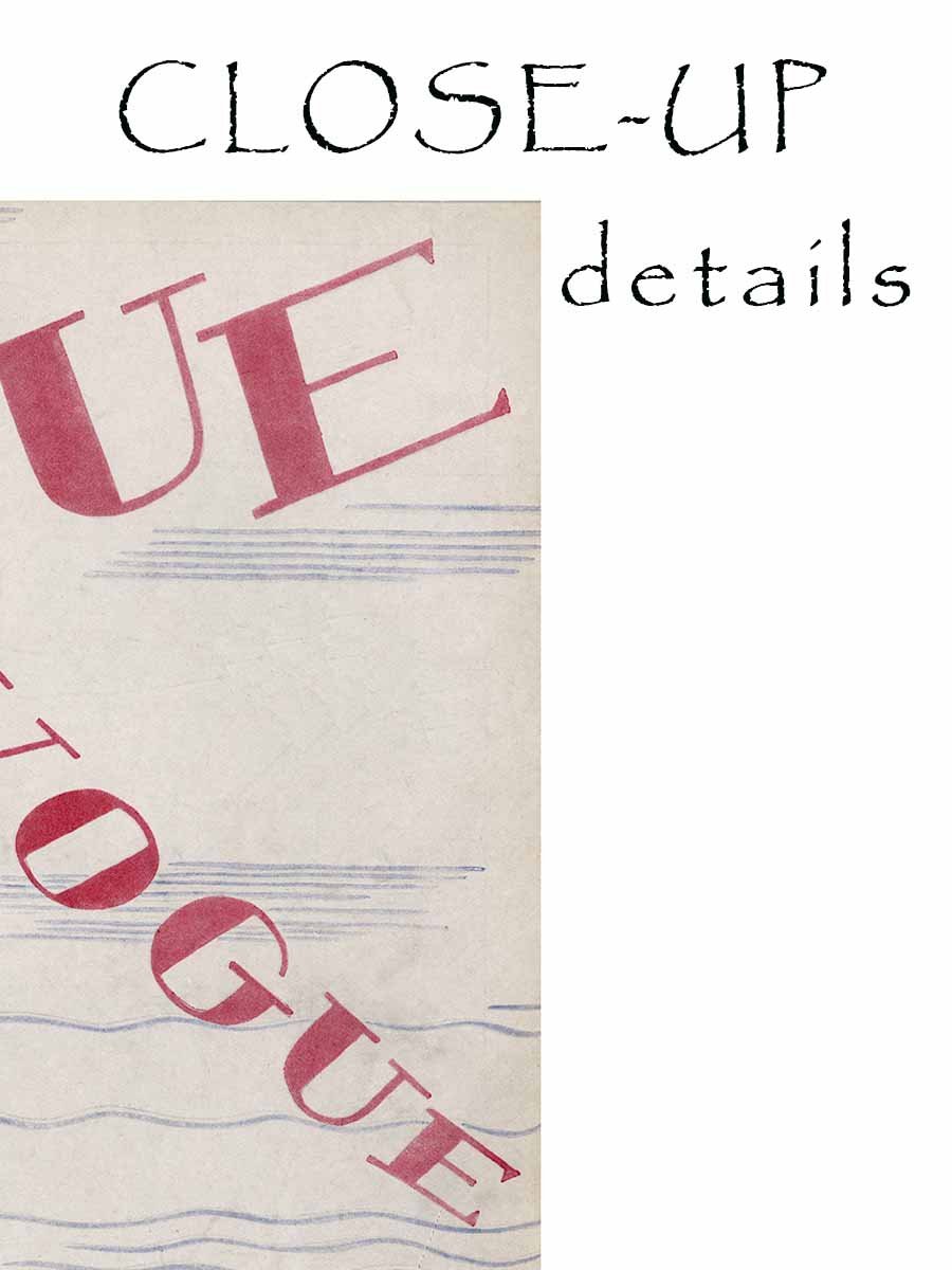 Vintage French Vogue Magazine Cover June, 1924 by Georges Lepape product image (18)
