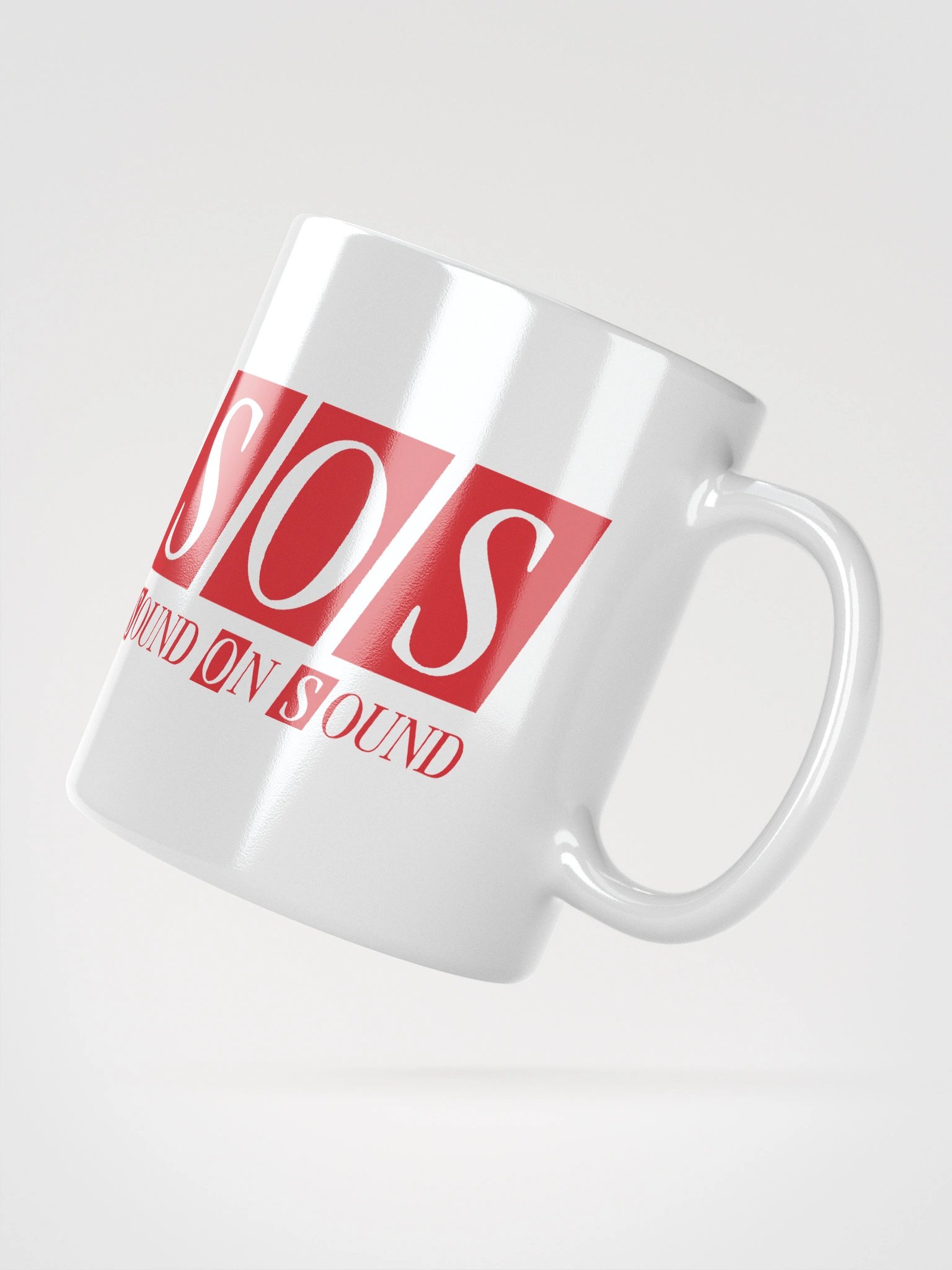 White Mug - Red SOS Logo product image (2)