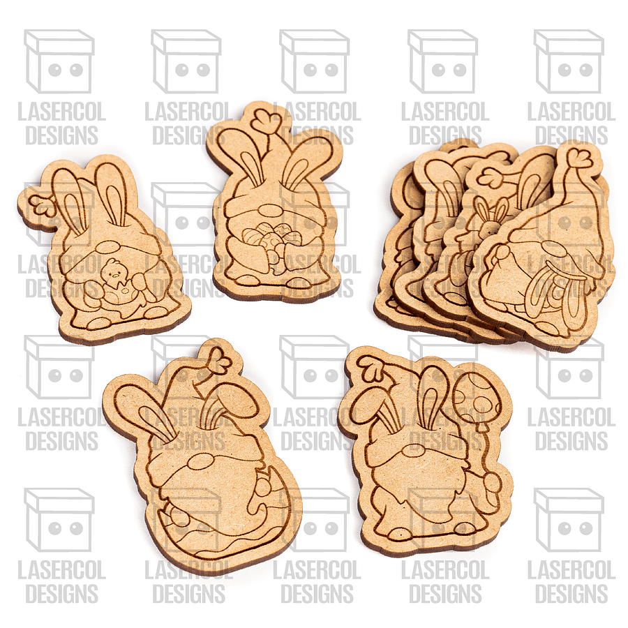 Easter Gnomes Paint Kit DIY Cut Outs Bundle - Laser Cut Files product image (6)