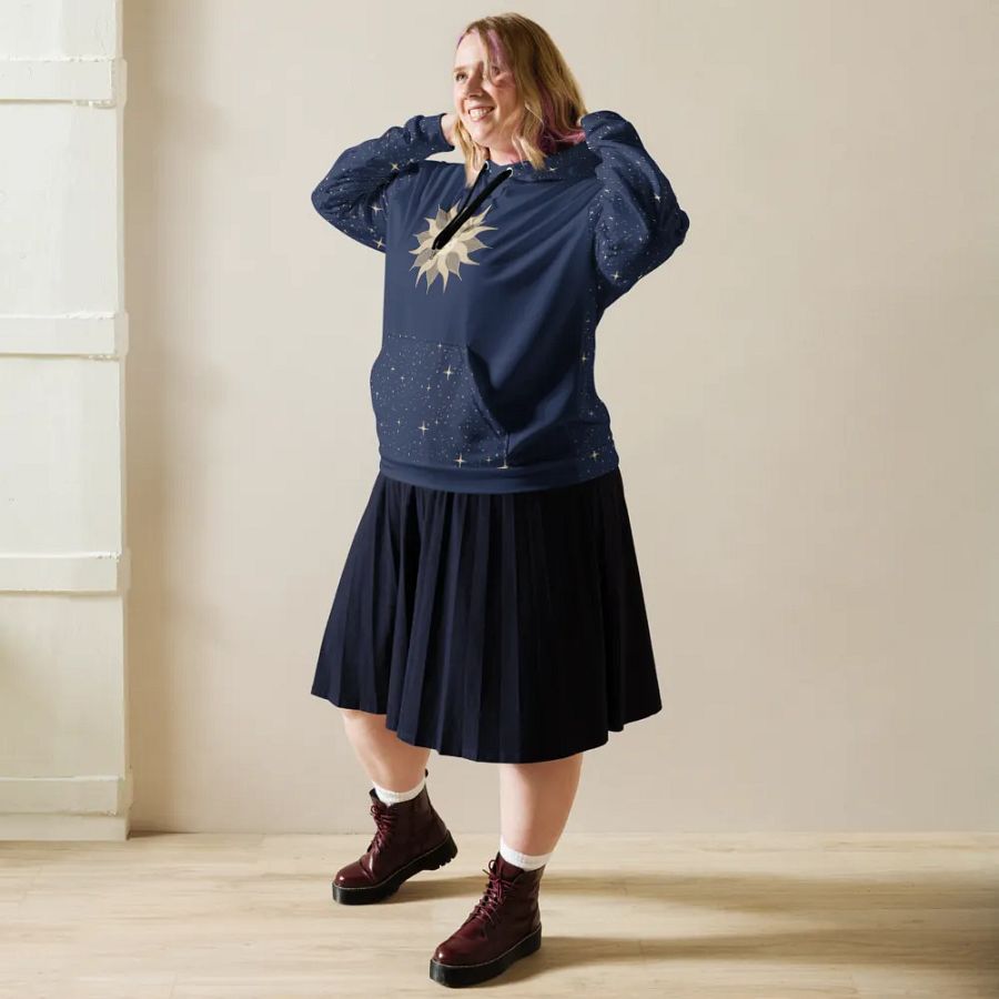 Mystic Sun Starry Night Sky Hoodie product image (10)