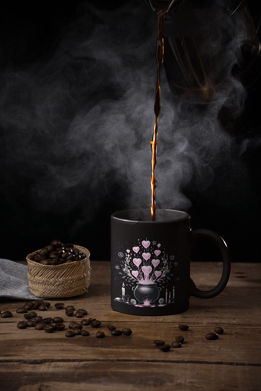 Witching Hour Hearts- Black Mug product image (2)