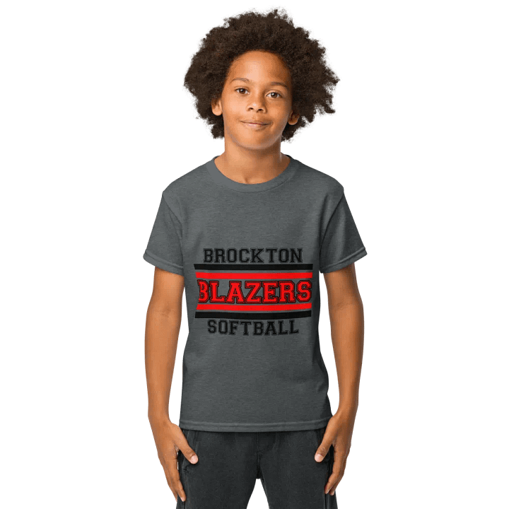Youth Brockton Blazers Softball Tee - Gray product image (1)