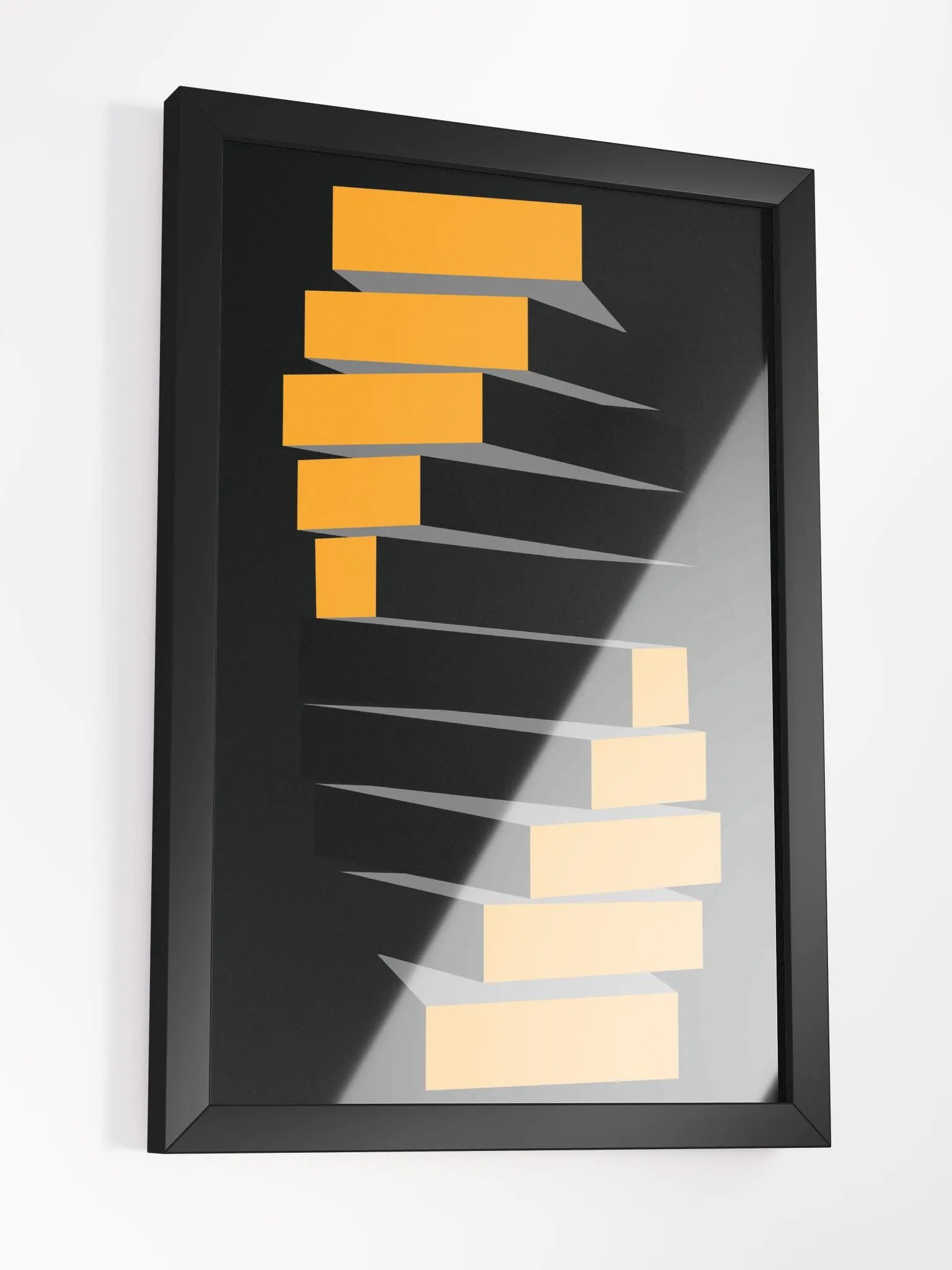 Blocks Framed Twisted Poster product image (17)