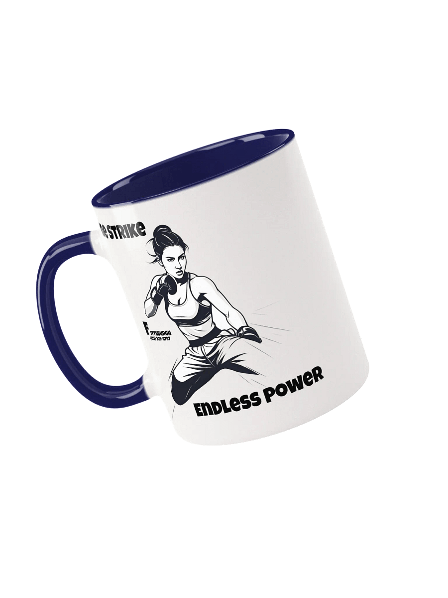 Warrior Women Ceramic Mug Navy product image (3)