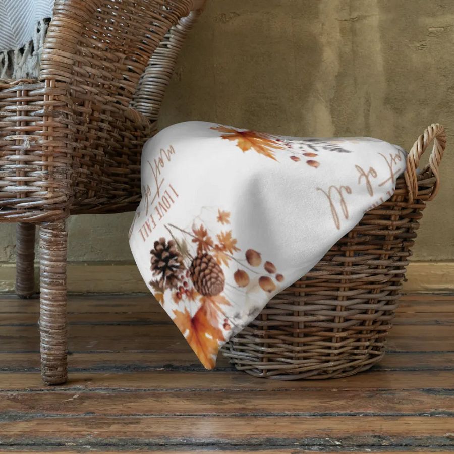 I Love Fall Most of All Blanket product image (10)