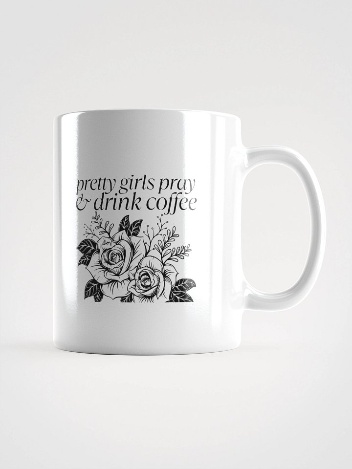 Pretty Girls Pray Elegance in Bloom Mug product image (1)