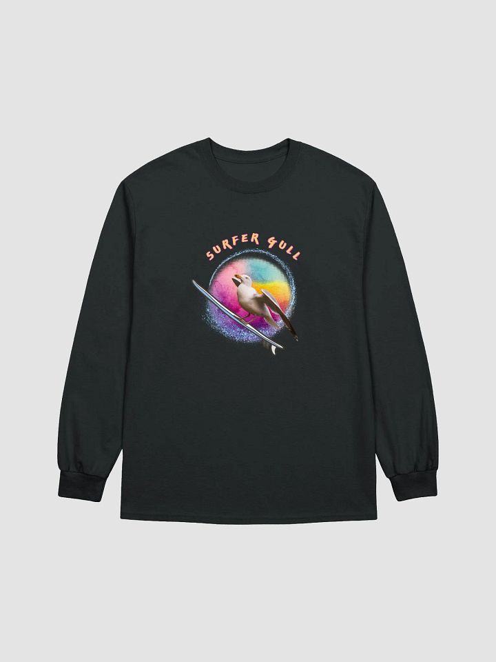 Soleil the Surfer Gull Cotton Long Sleeve T-Shirt product image (2)