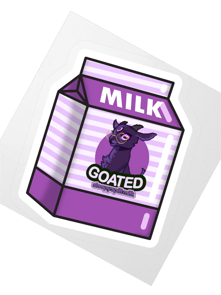 GOATED MILK STICKER! product image (6)