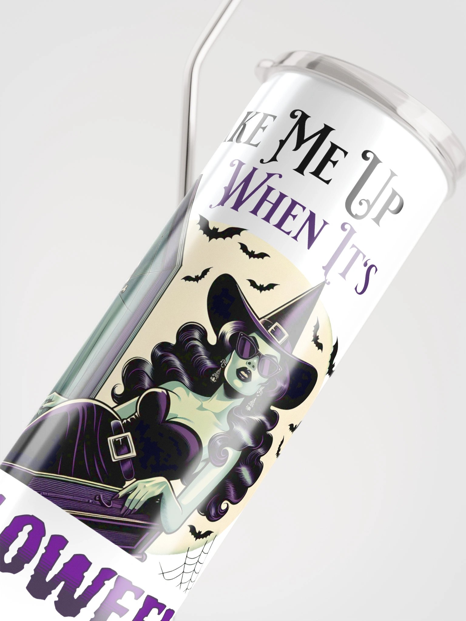 Witchy Halloween Stainless Steel Tumbler product image (4)