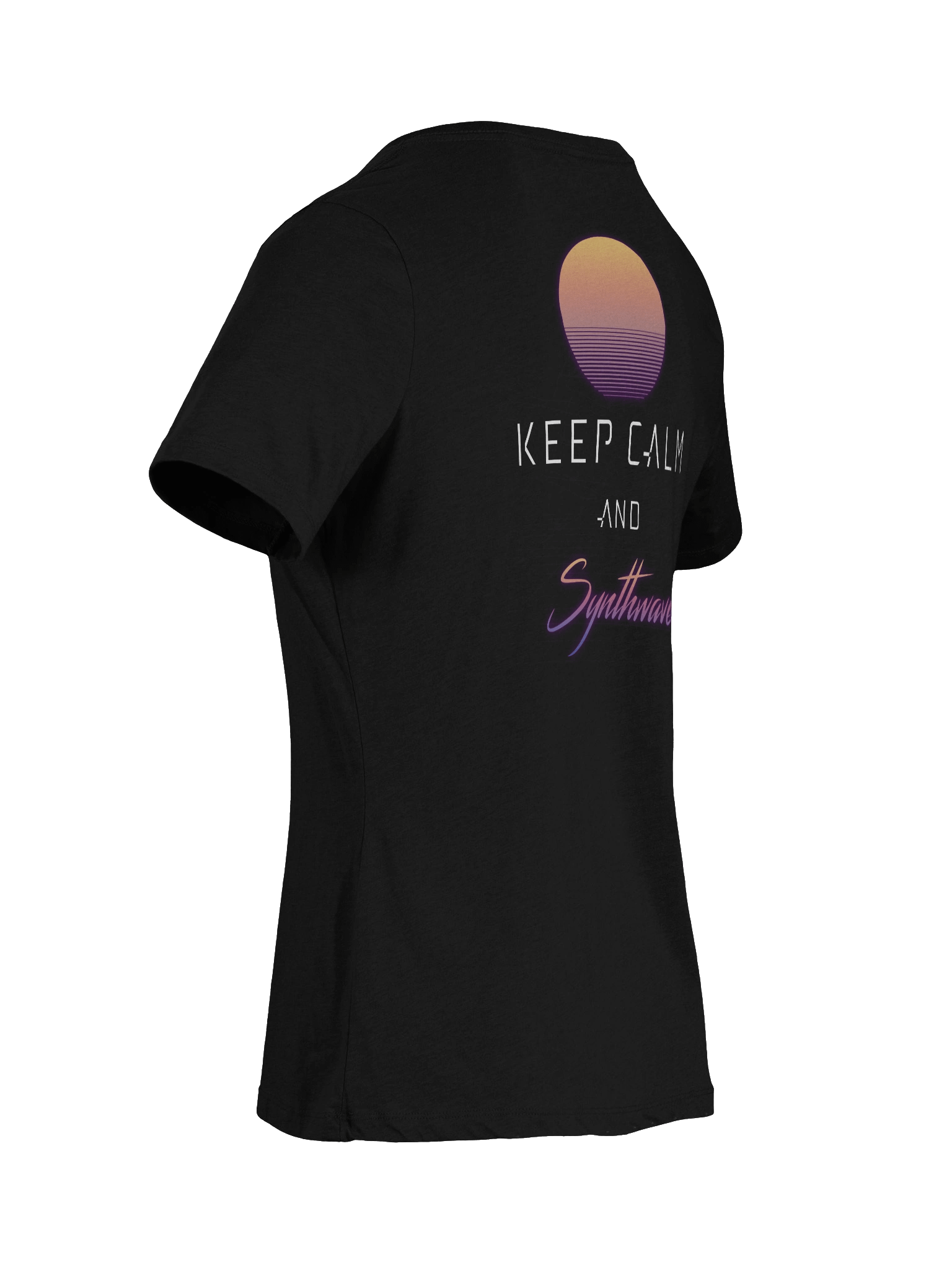 Keep Calm and Synthwave Women's V-neck product image (65)
