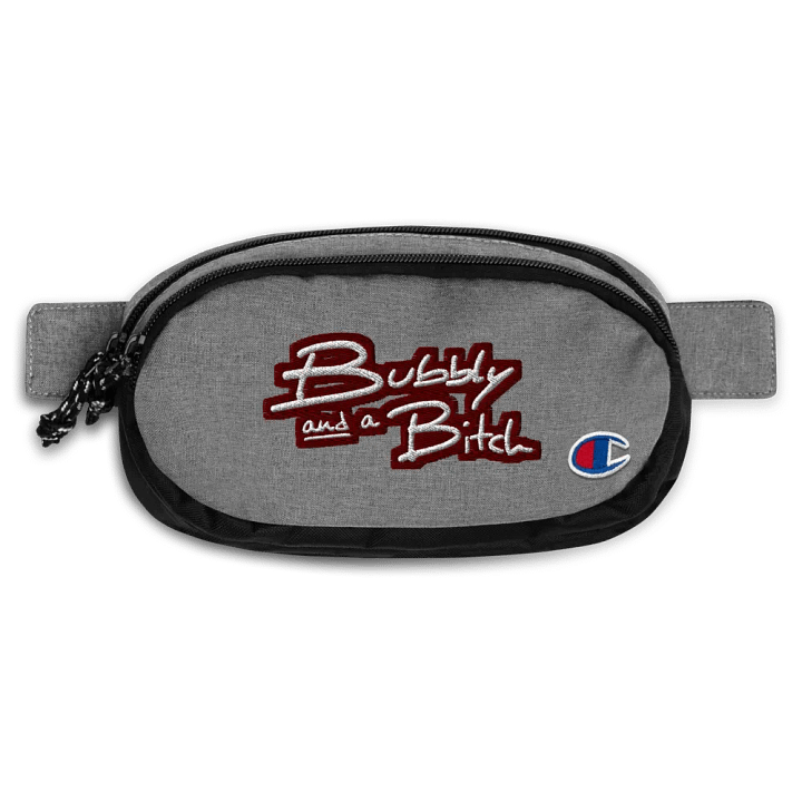 Bubbly and a B*tch (maroon bubble design 2) champion fanny pack product image (1)
