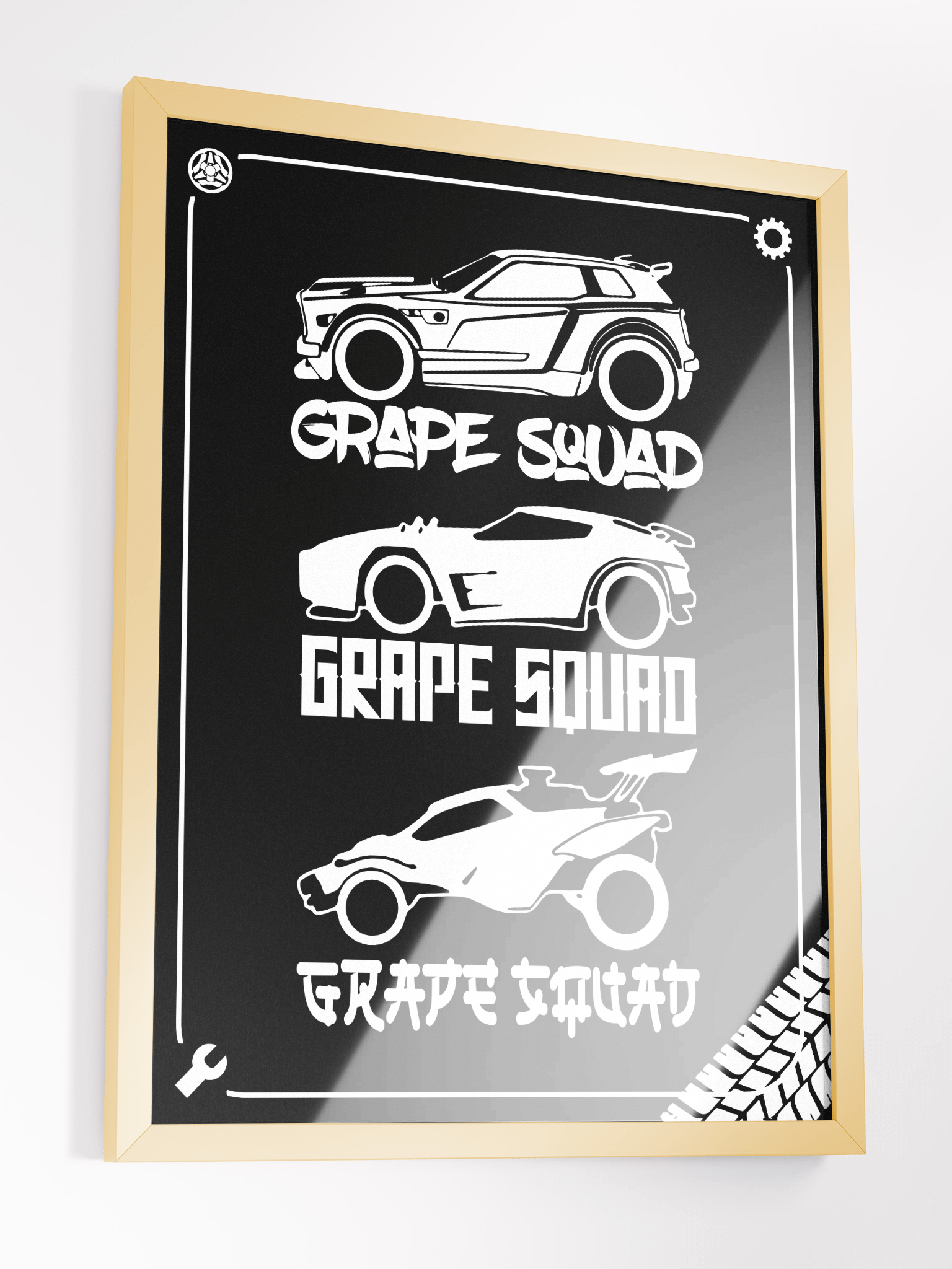 The Grape Garage Framed Blackout Poster product image (11)