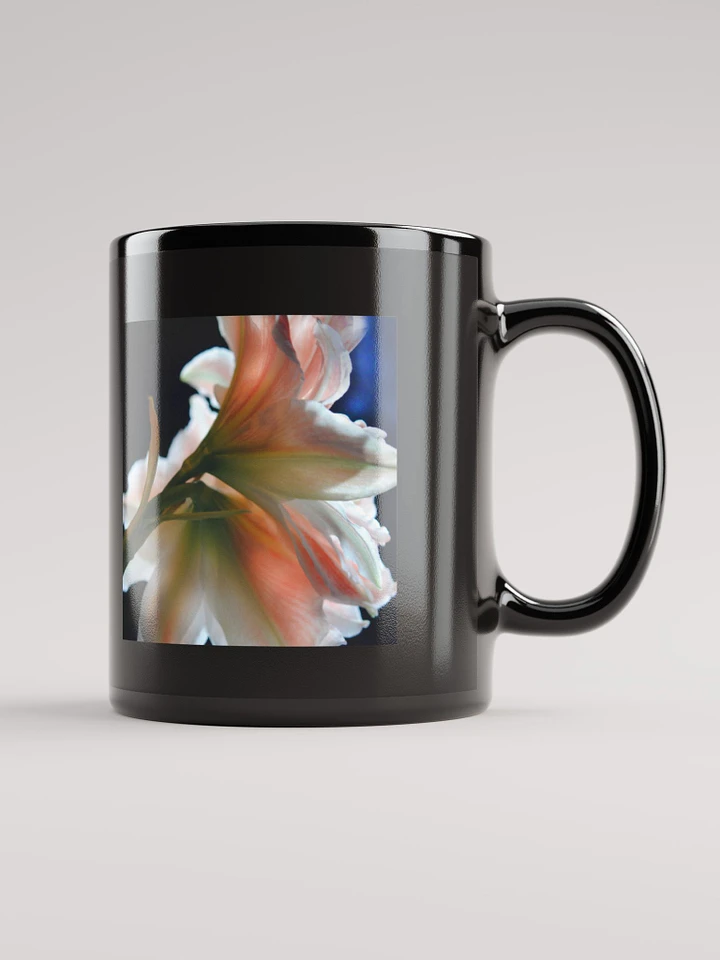 Amaryllis In The Light Black Coffee Mug product image (1)