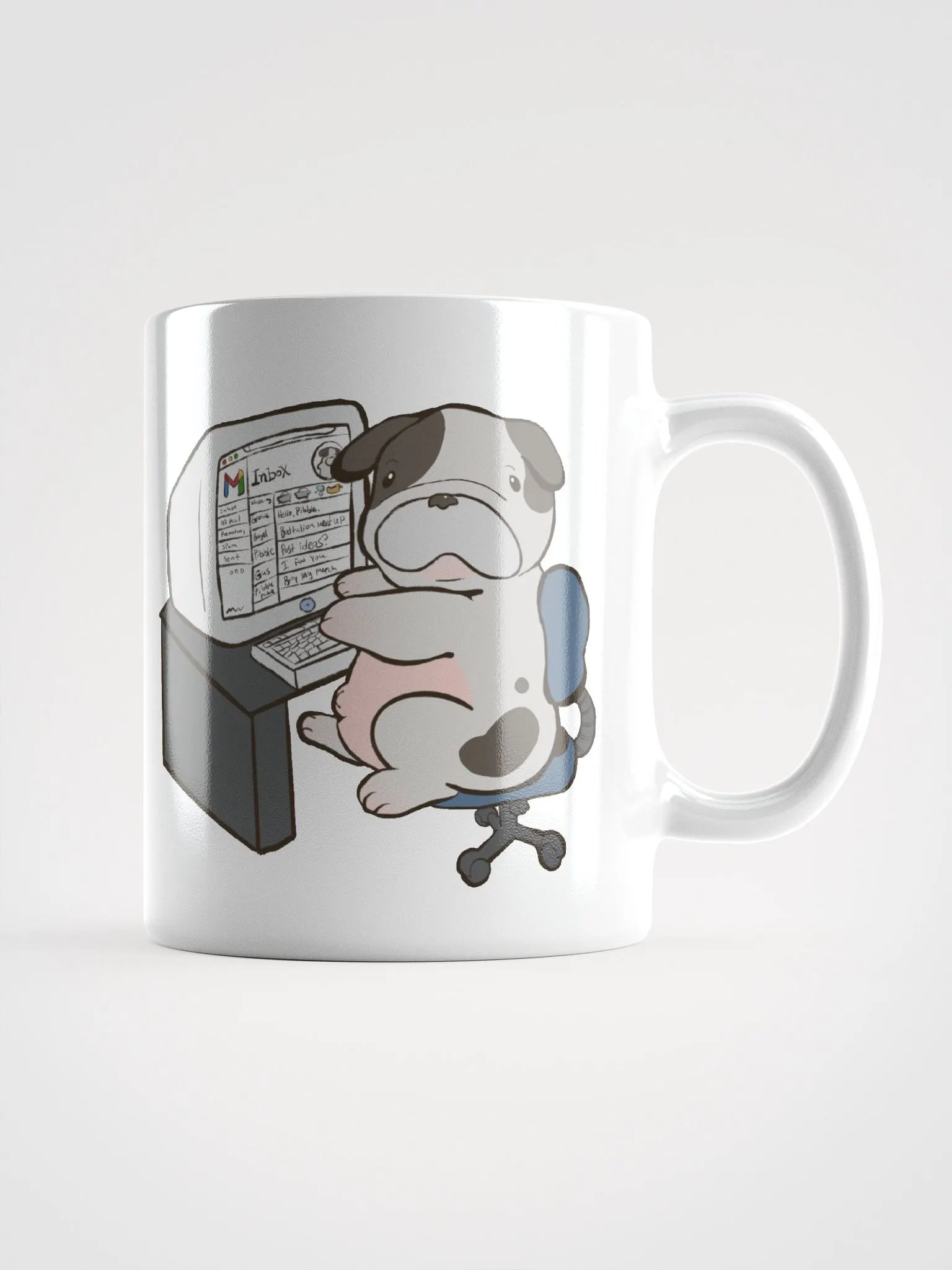 GMAIL WRITING AN EMAIL MUG product image (1)