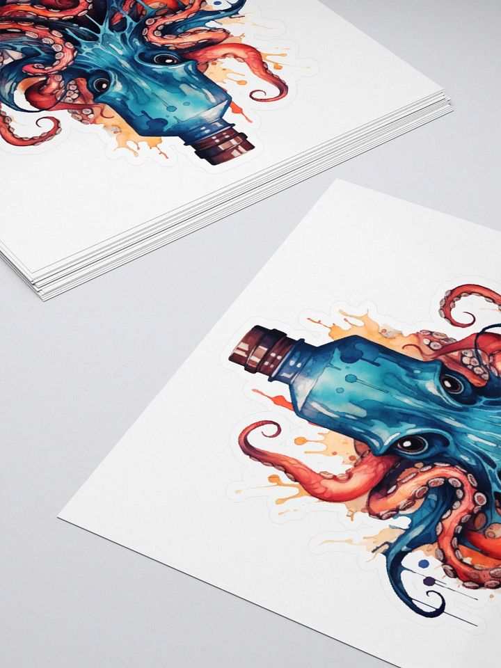 Octo-Bottle Sticker product image (2)