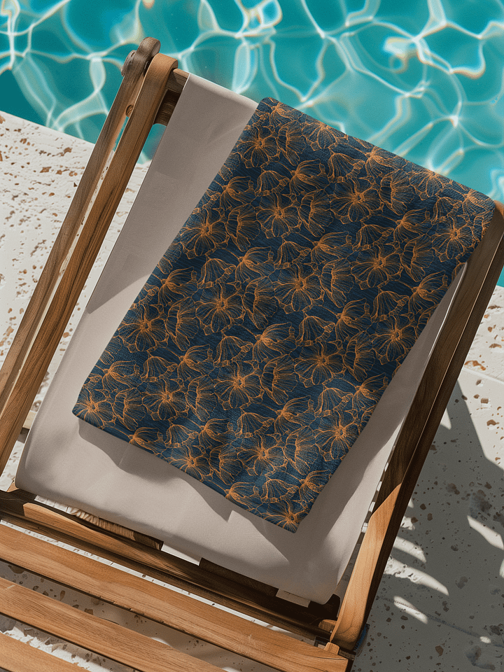 Dark Romantic Floral | Beach Towel product image (1)