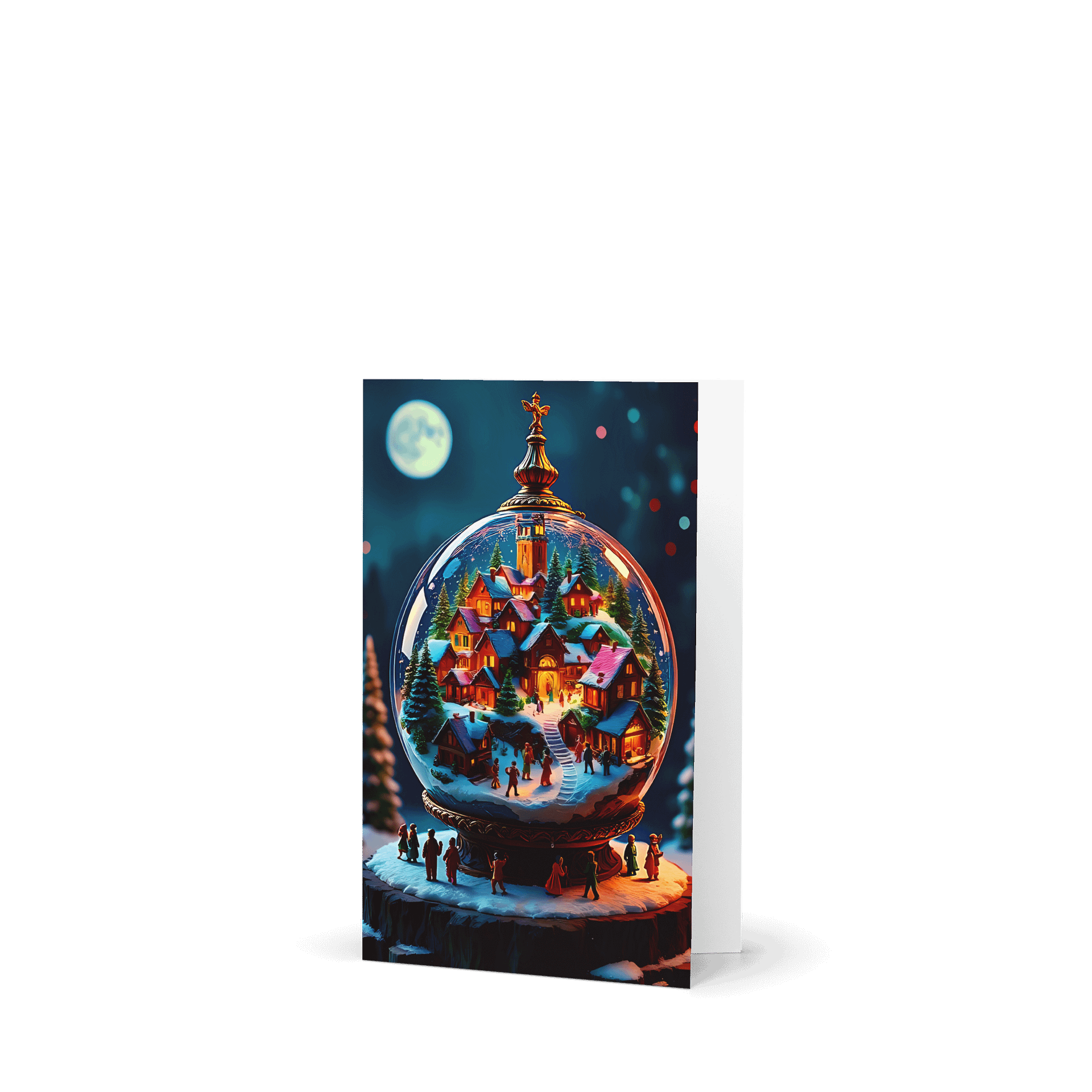 Moonlit Village Greetings product image (1)