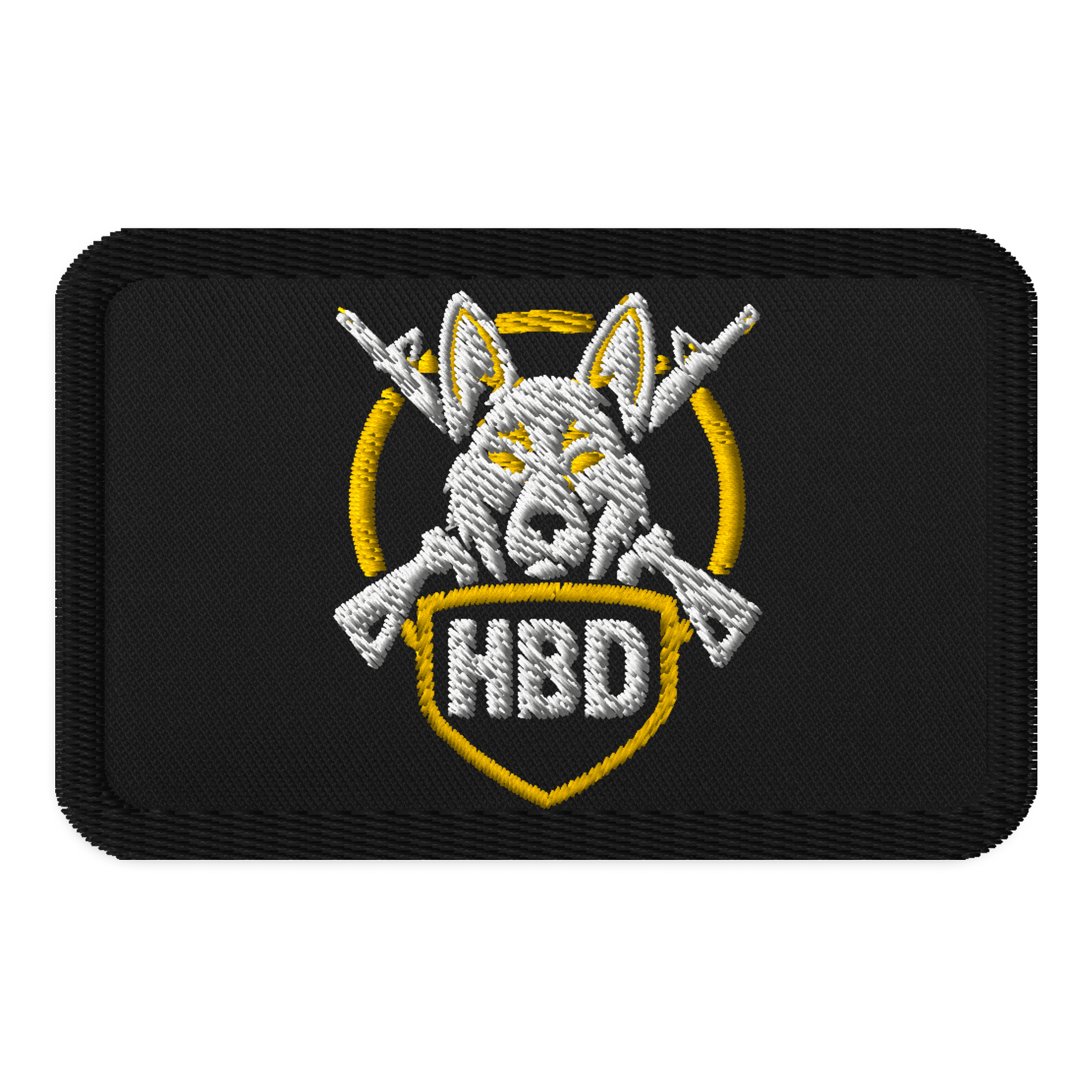 HBD Gaming Bad Dog Cross Rifles Patch product image (1)