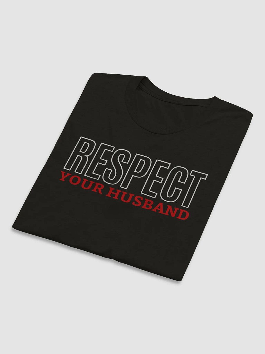 Respect Your Husband - Wife's Couple Shirt (Black, Navy) product image (3)