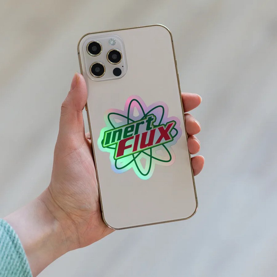 Inert Flux Vinyl Holographic Sticker product image (8)