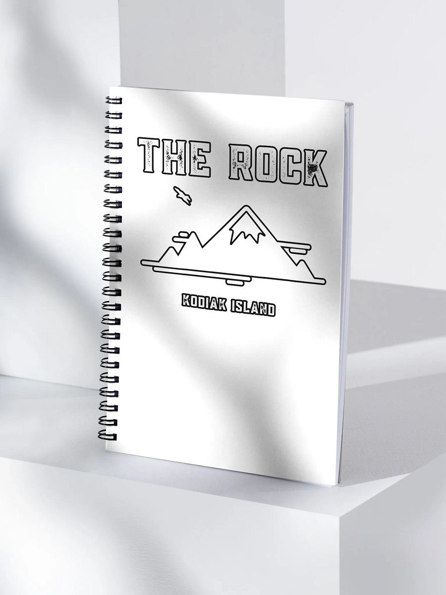 The Rock Sprial Notebook (White) product image (4)