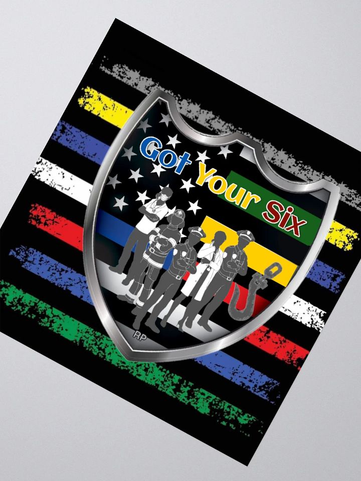 Got Your Six RP Emergency Kiss Cut Sticker product image (2)