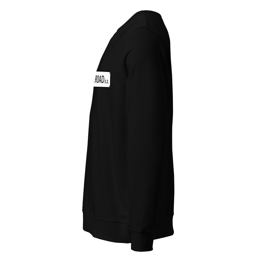 Columbia Road E.2. Unisex Organic Sweatshirt (Black) product image (3)