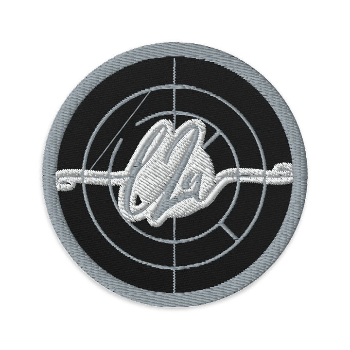 Lrn2aim Circular Embroidered Patch product image (1)