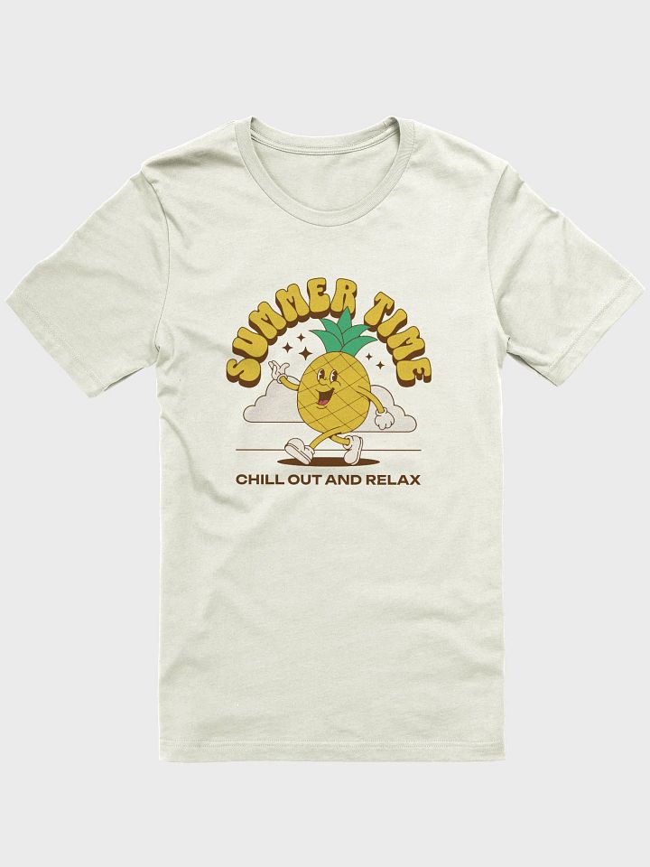 Summer time pineapple groovy T-shirt, retro pineapple Tee product image (3)