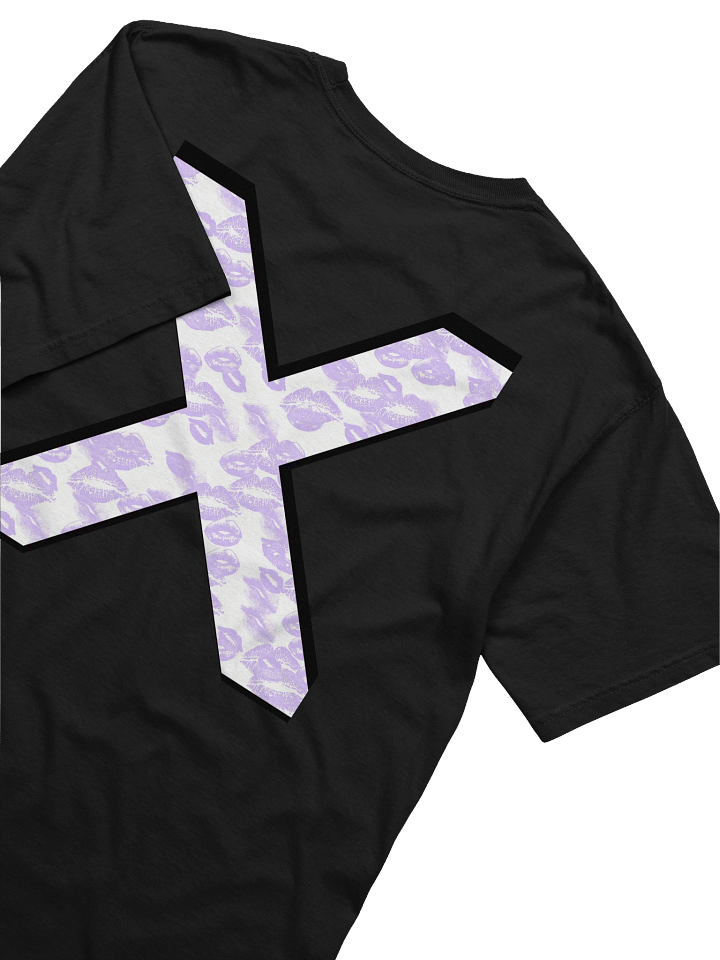 White X Lilac Lipstick Kisses | Shirt product image (2)