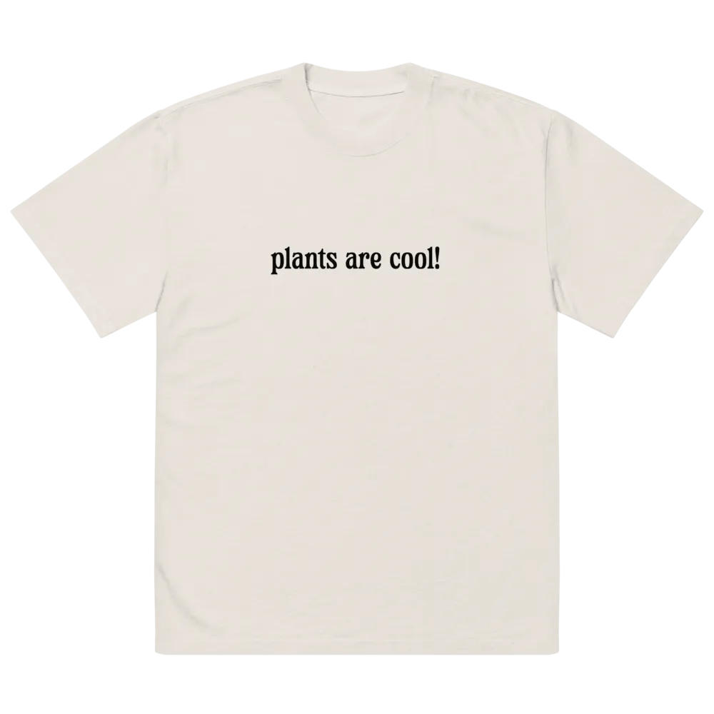 PLANTS ARE COOL 😎 oversized tee product image (21)