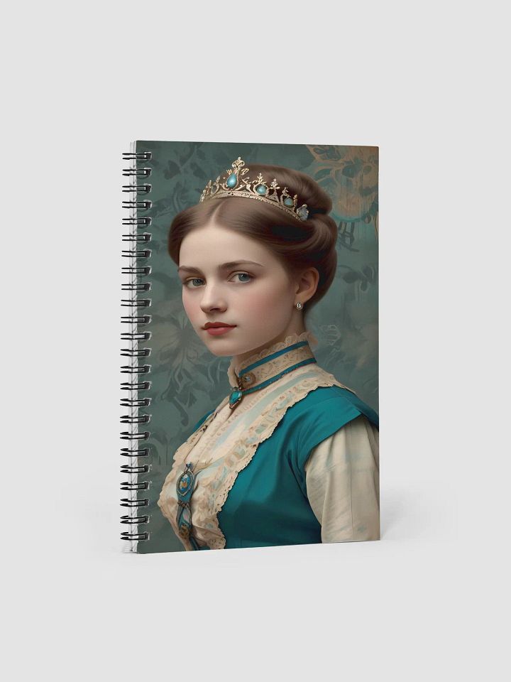 Princes Printable Junk Journal - Spiral Notebook - Ruled Line product image (1)