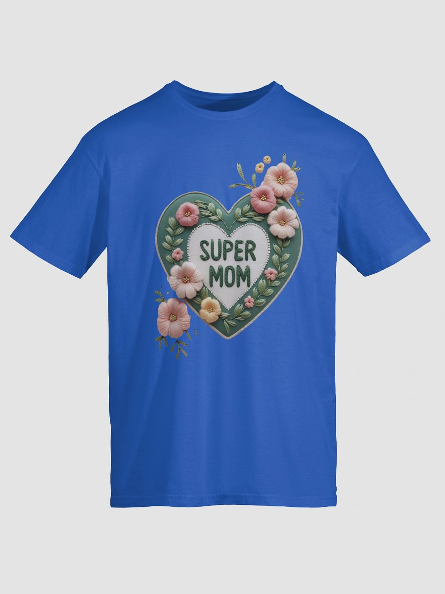 Super Mom Floral Heart T-Shirt product image (36)