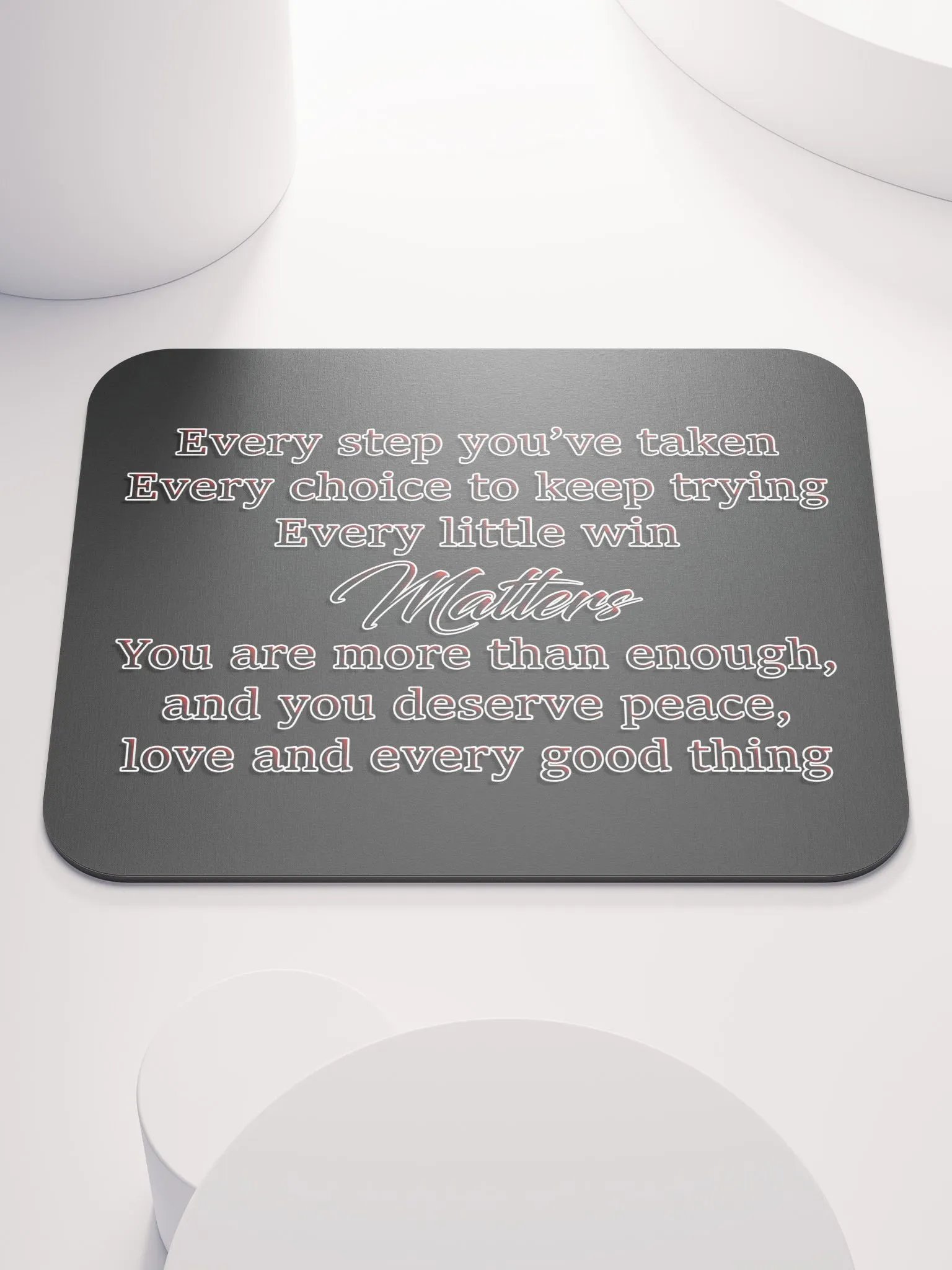 Positivity - Every Step Mouse Pad product image (1)