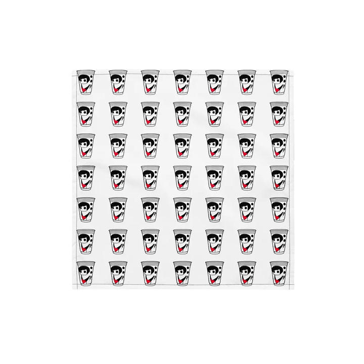 Red emo cup bandana product image (1)