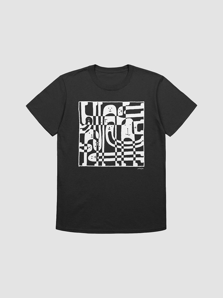 multidimensional social distancing t-shirt (black) product image (1)