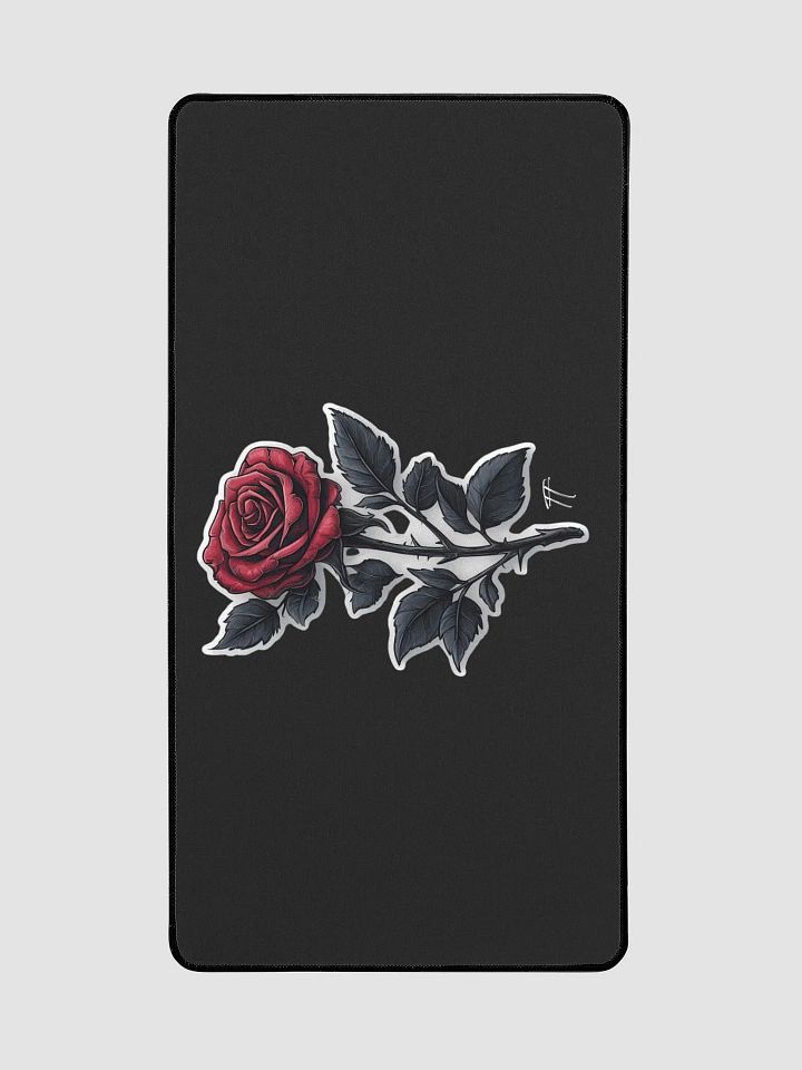 Stylized Rose Desk Mat product image (2)