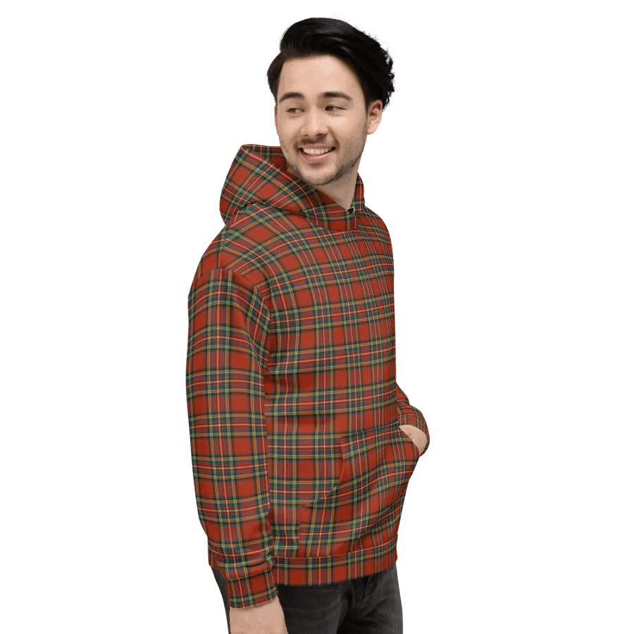 Royal Stewart Tartan Hoodie product image (5)